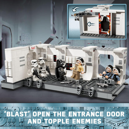 LEGO Star Wars Das Entern der Tantive IV, Bauspielzeug zum Film Eine Neue Hoffnung, Fantasy-Spielset für Kinder zum Sammeln, Geschenk-Idee für Jungen und Mädchen ab 8 Jahren sowie für Sammler 75387