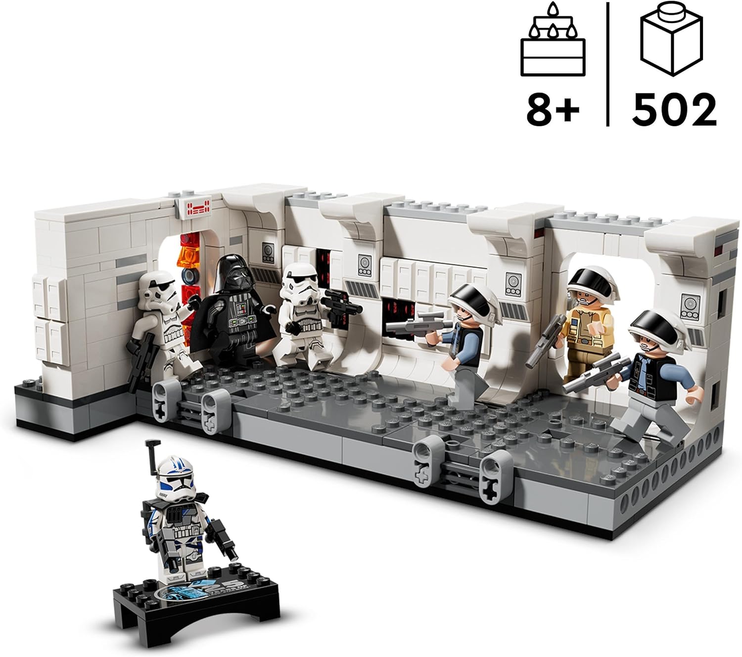 LEGO Star Wars Das Entern der Tantive IV, Bauspielzeug zum Film Eine Neue Hoffnung, Fantasy-Spielset für Kinder zum Sammeln, Geschenk-Idee für Jungen und Mädchen ab 8 Jahren sowie für Sammler 75387
