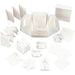 Creativ 25379 Explosion Box, Size 7 cm x 7 cm x 7.5 cm + 12 cm x 12 cm x 12 cm, Off-White