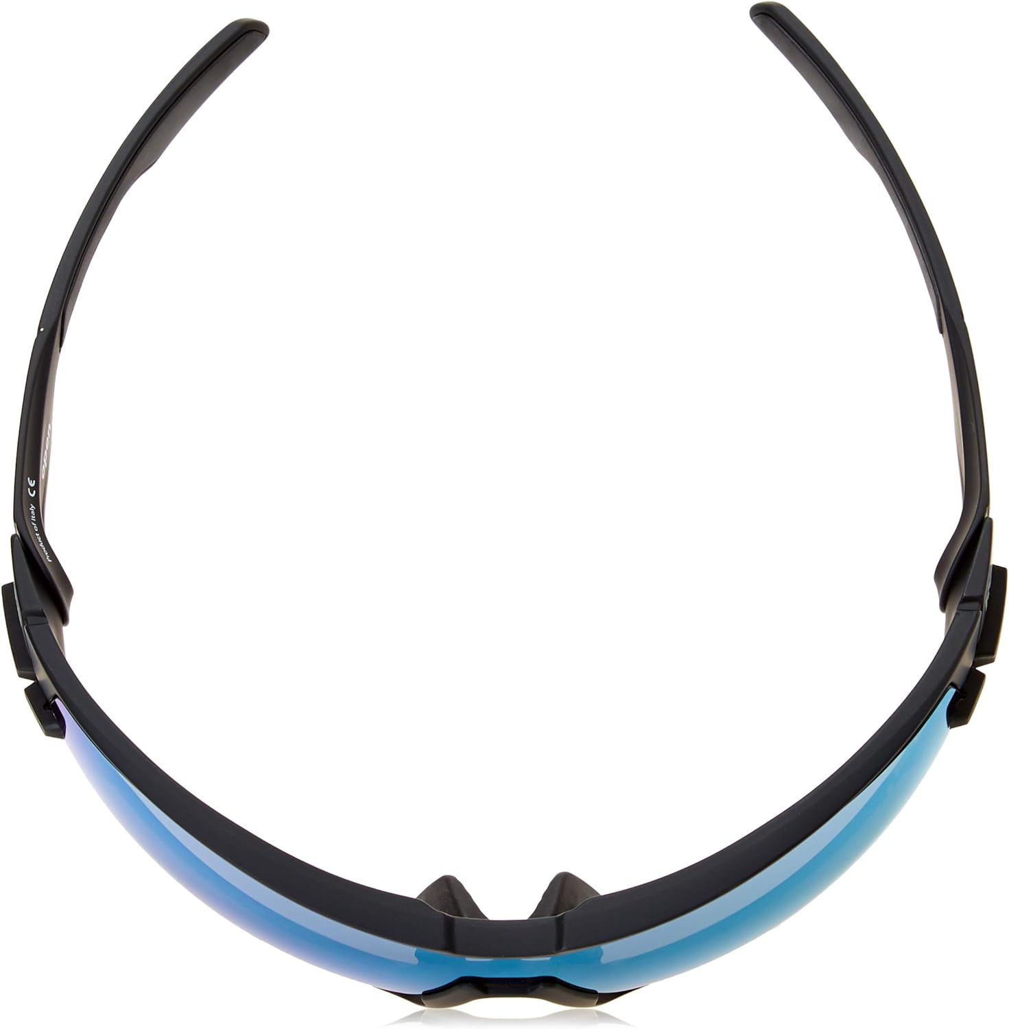 zKoo, Open, Matt Black, Super Blue Lenses, Medium