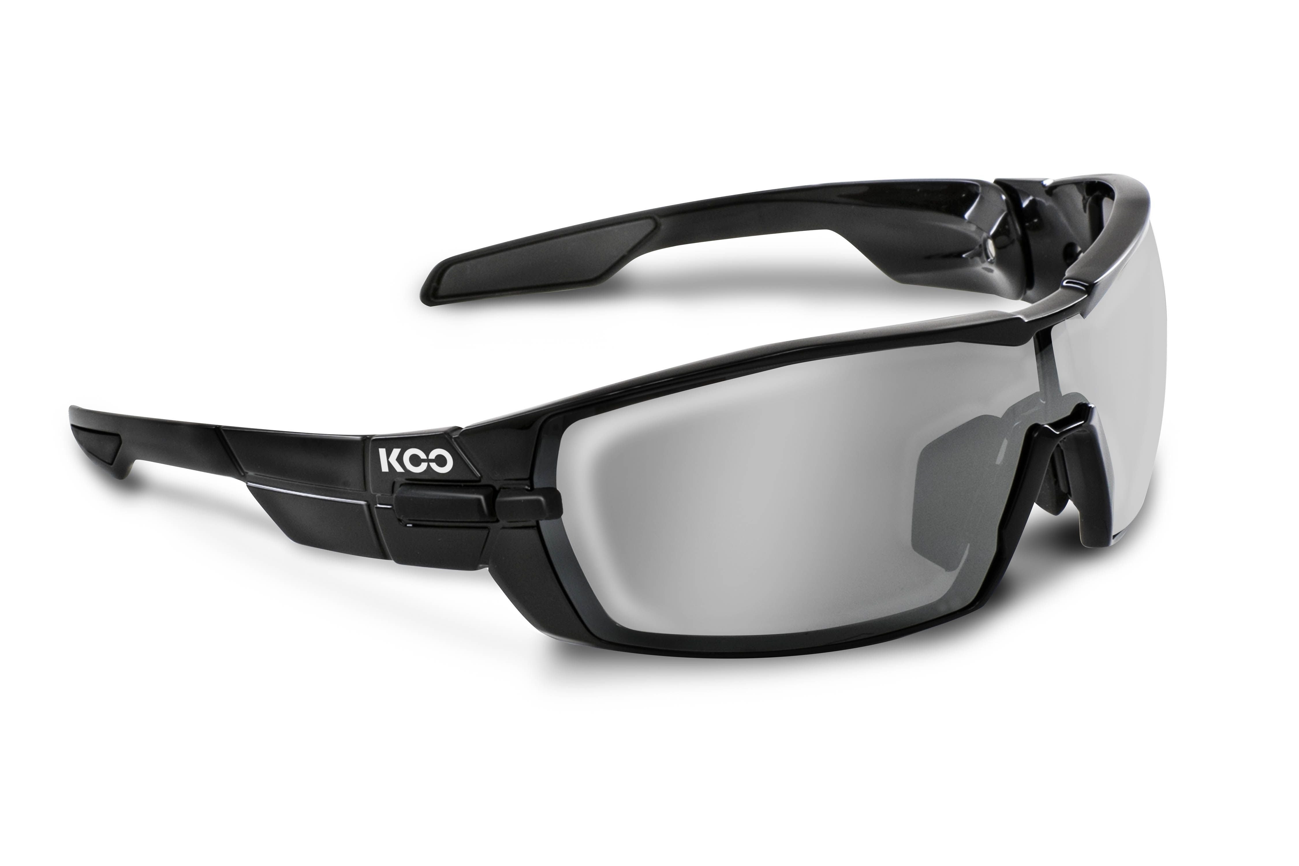 zKoo, Open, Smoke Mirror Lenses, Black, Small
