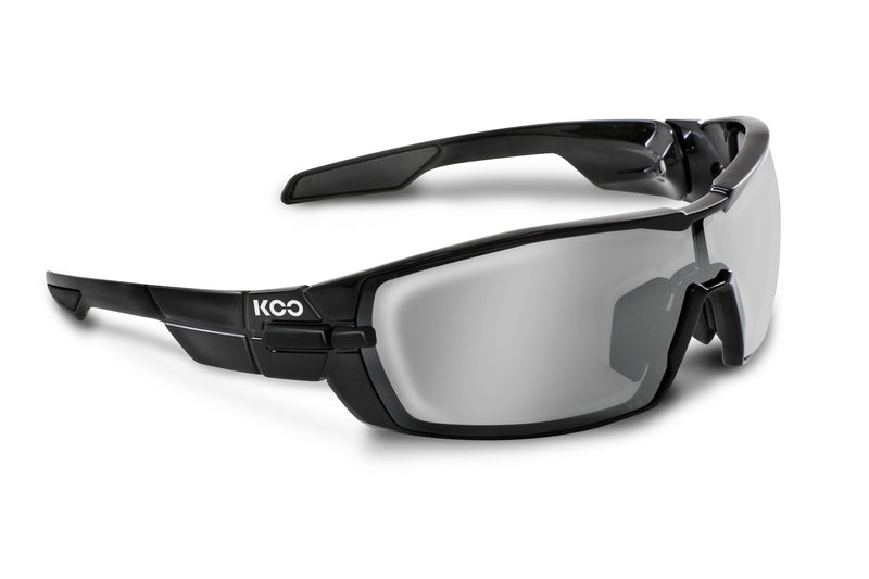 zKoo, Open, Smoke Mirror Lenses, Black, Small