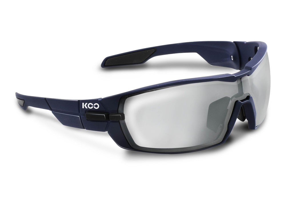 zKoo, Open, Smoke Mirror Lenses, Matt Dark Blue, Small