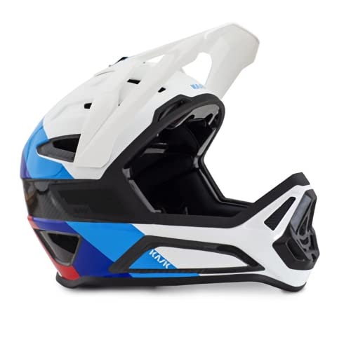 Kask Defender Blue and White Bicycle Helmet, Size M - Blue