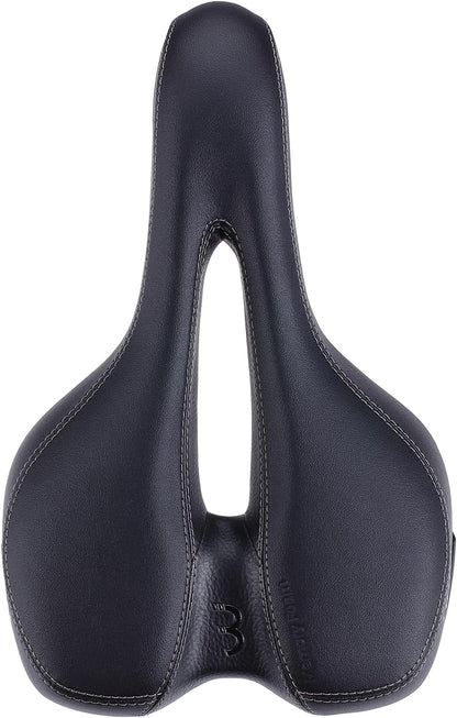 BBB Cycling SoftShape Active Bicycle Saddle I Bike Seat Unisex I Sportive Design Bike Saddle With Cut-Out I BSD-121