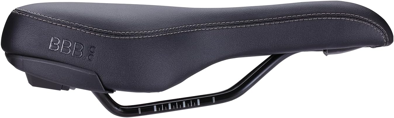 BBB Cycling SoftShape Active Bicycle Saddle I Bike Seat Unisex I Sportive Design Bike Saddle With Cut-Out I BSD-121