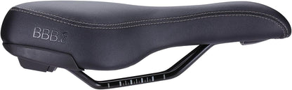 BBB Cycling SoftShape Active Bicycle Saddle I Bike Seat Unisex I Sportive Design Bike Saddle With Cut-Out I BSD-122