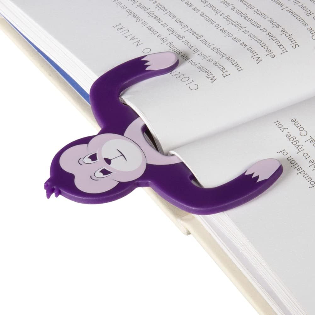 Jungle Bookholder (Affe) | Bücherhalter | Seitenhalter | Lesehilfe | Deutsche Version: Witzige Lesehilfe | Hält dein Buch offen | Federleicht