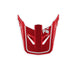 100% Status Replacement Visor Dreamflow Red