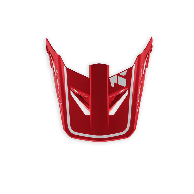 100% Status Replacement Visor Dreamflow Red