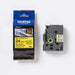 Brother TZESL651 Nastro Standard Laminato da 24mm Nero/Giallo (8m) adatto a etichettatura di cavi