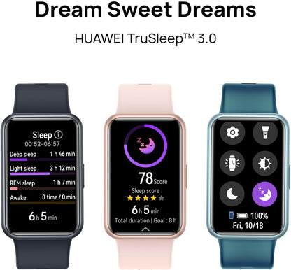 HUAWEI WATCH FIT SE Smart Watch - Fitness Watch with 1.64-Inch HD AMOLED Screen & Long Lasting Battery Life - Activity Tracker Compatible with Android & iOS - Health Monitor & Sports Tracker