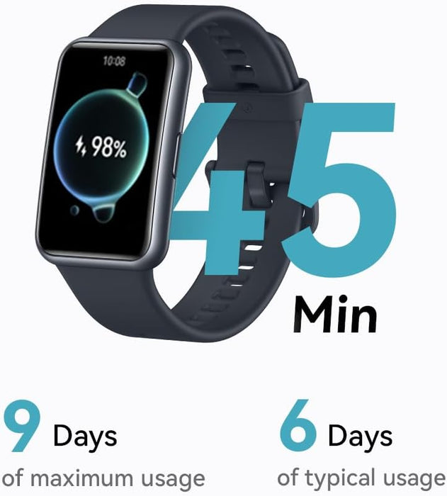 HUAWEI WATCH FIT SE Smart Watch - Fitness Watch with 1.64-Inch HD AMOLED Screen & Long Lasting Battery Life - Activity Tracker Compatible with Android & iOS - Health Monitor & Sports Tracker