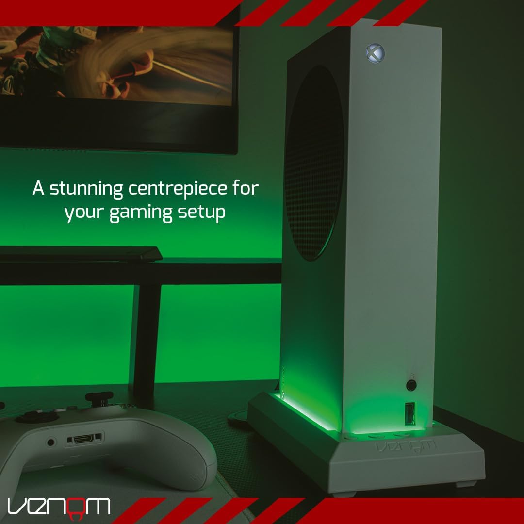 Venom LED Light-up Console Stand (Xbox Series S) Xbox Series S (White