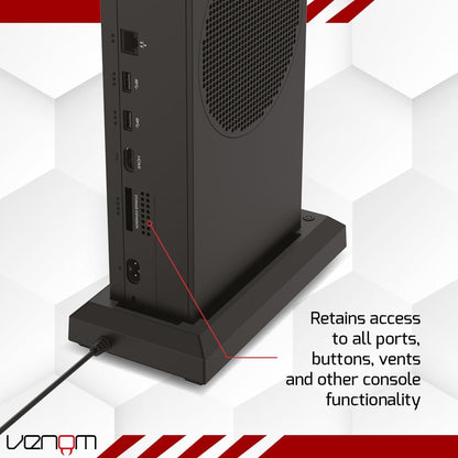 Venom Multi-Colour LED Light-up Console Stand - Black (Xbox Series S) Xbox Series S (Black