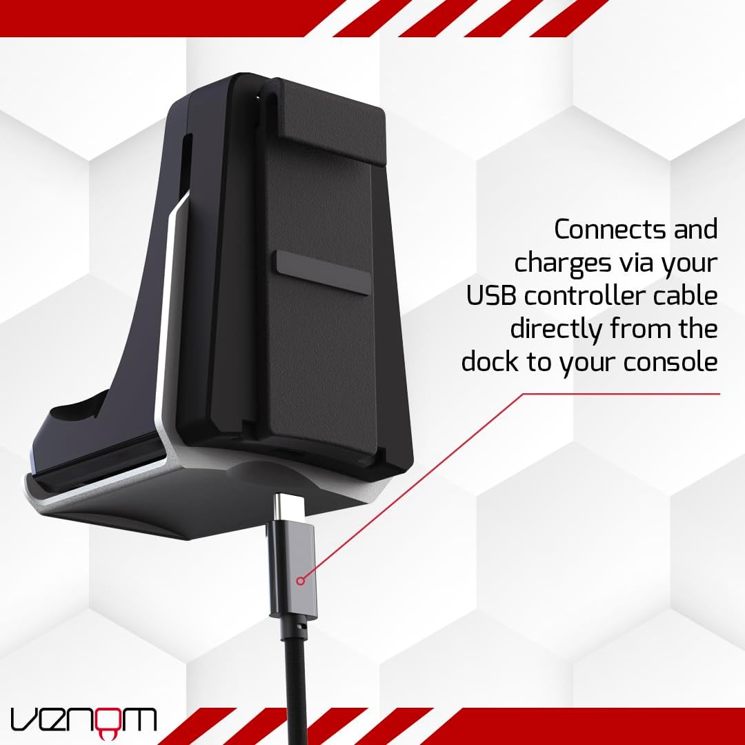 Venom PS5 Stealth Charging Dock and Headset Mount (PS5