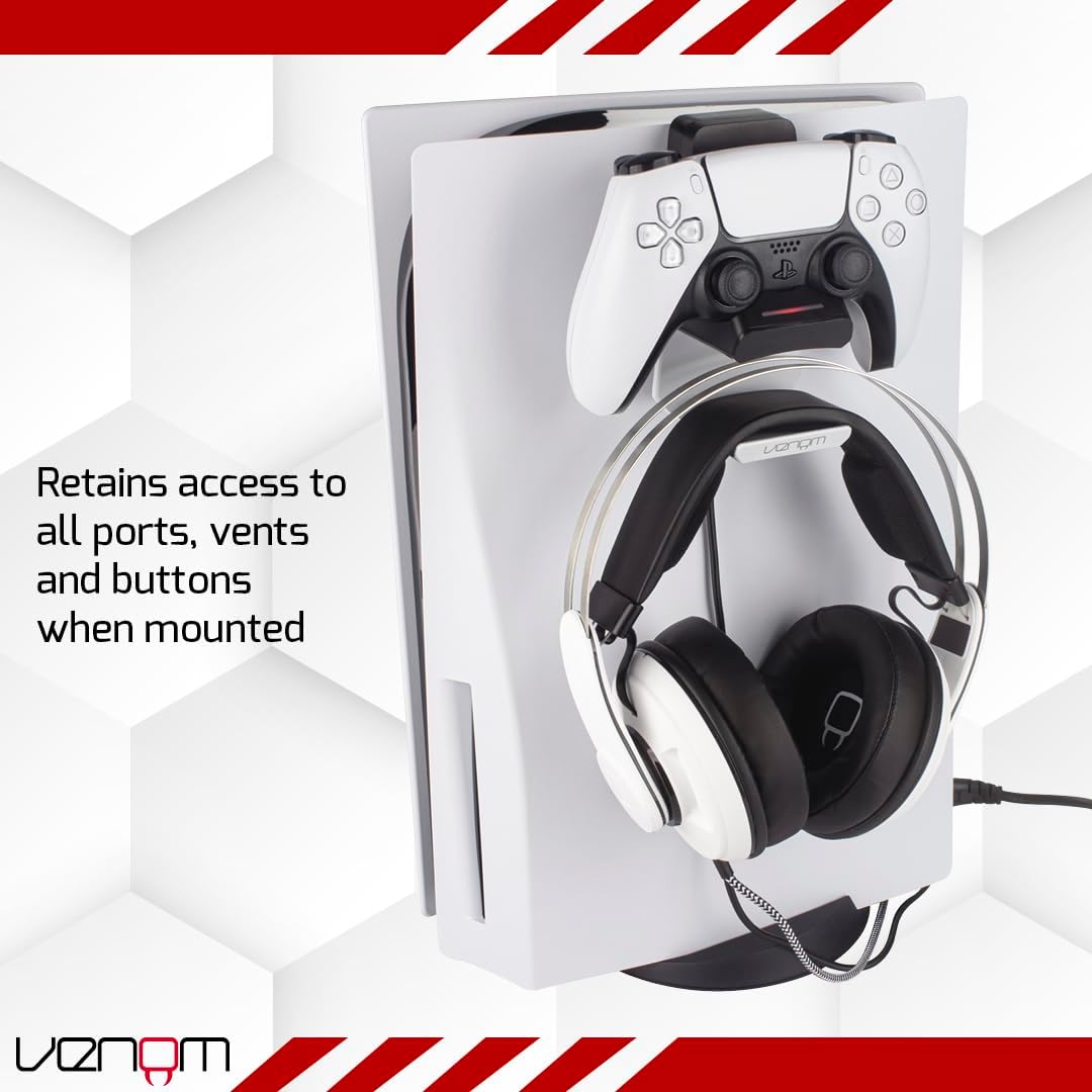 Venom PS5 Stealth Charging Dock and Headset Mount (PS5