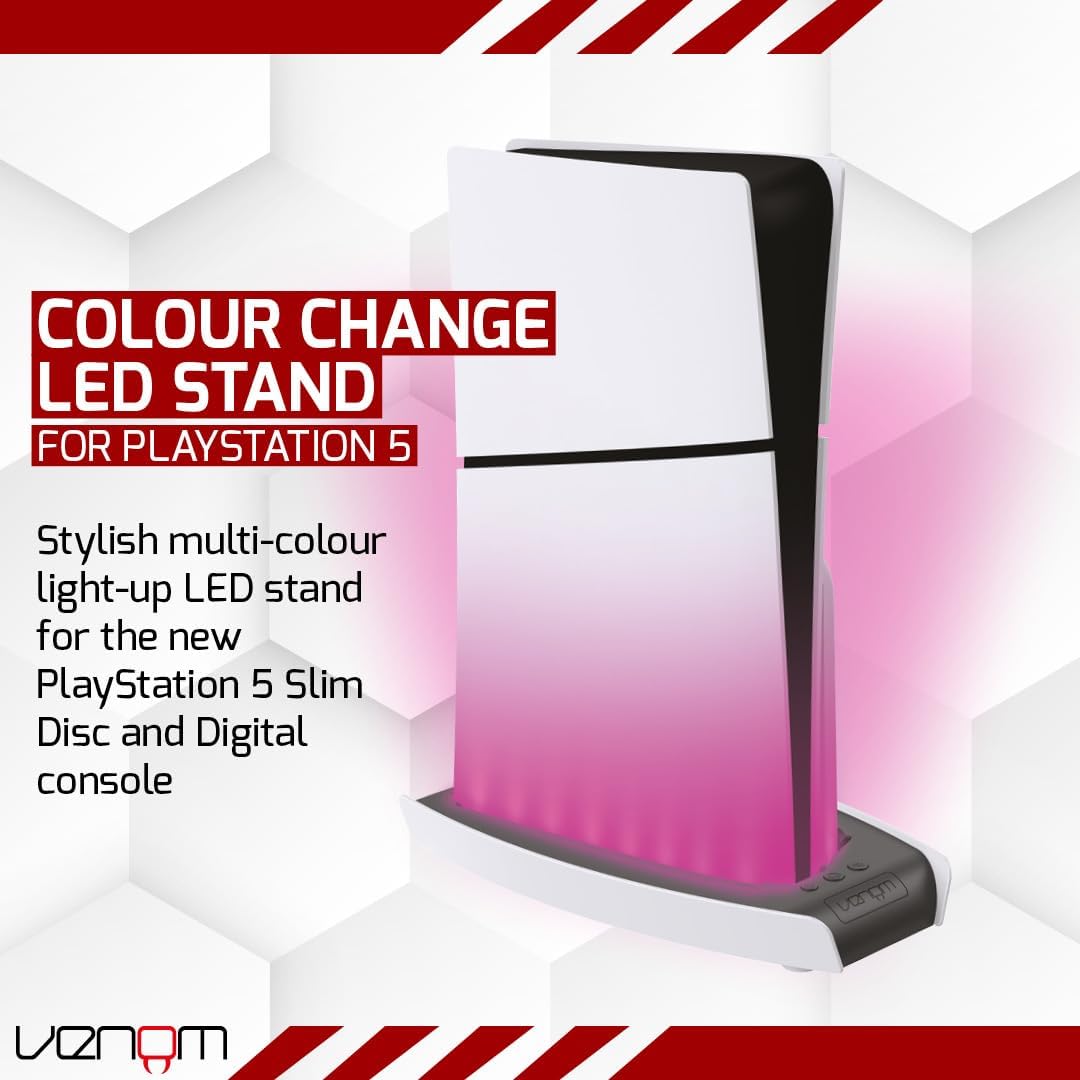 Venom LED Light-up Console Stand for PS5 Slim (PS5