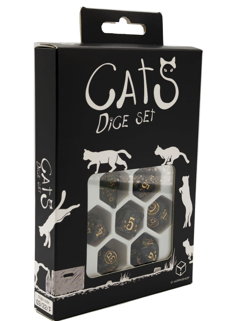 Q-Workshop QWOCAT06 Cats Dice Set: Pixel (7