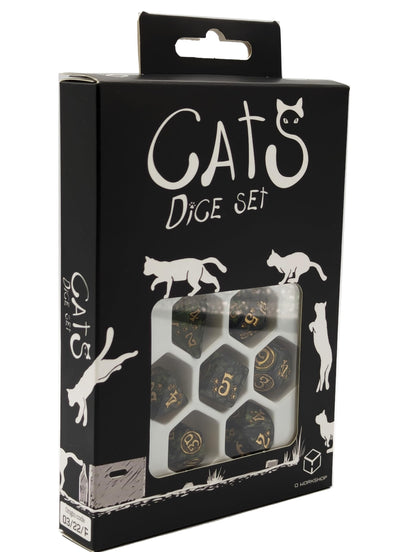 Q-Workshop QWOCAT06 Cats Dice Set: Pixel (7