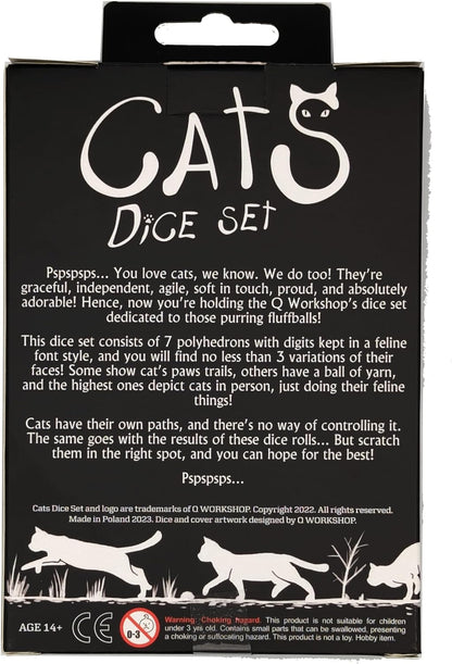 Q-Workshop QWOCAT06 Cats Dice Set: Pixel (7