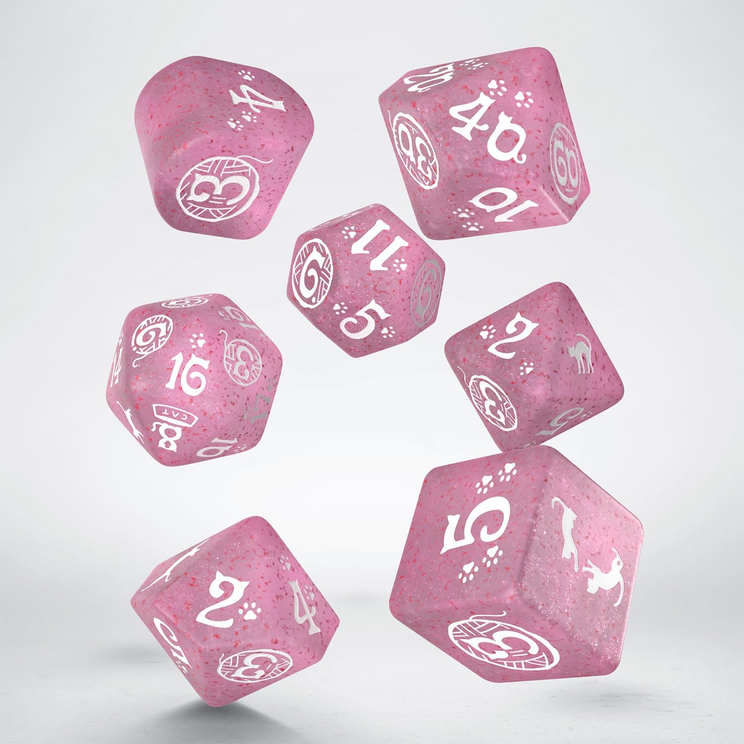 Q-Workshop QWOCAT07 Cats Dice Set: Daisy (7