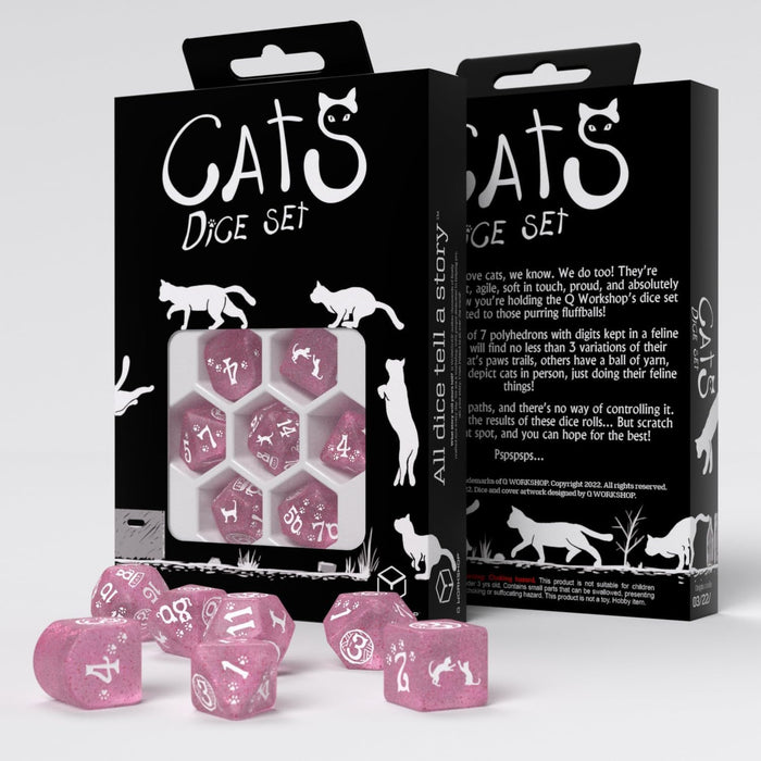Q-Workshop QWOCAT07 Cats Dice Set: Daisy (7