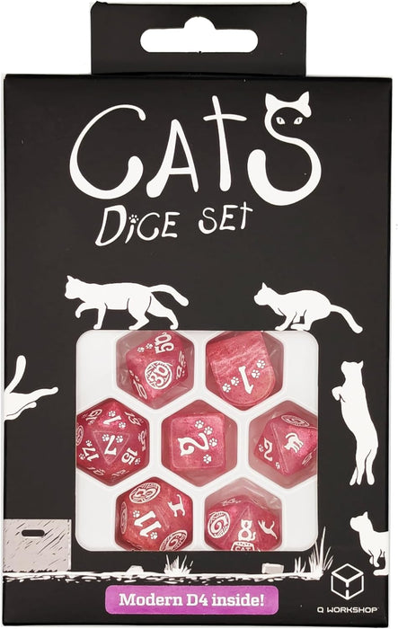 Q-Workshop QWOCAT07 Cats Dice Set: Daisy (7