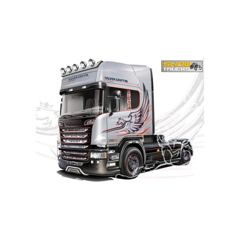 Italeri 1:24 Scania R730 Streamline 4x2-reproducción Fiel, modelismo, Hobby, encolado, Kit de plástico, Montaje, Multicolor (3906