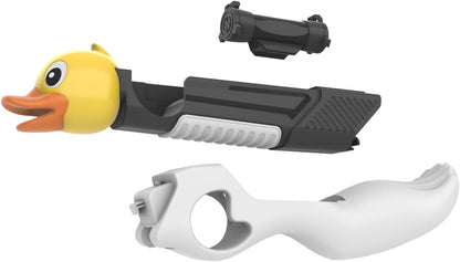 Maxx Tech Duck, Quack, Shoot! Kit for Switch - includes downloadable Switch code in box game plus a quacking themed duck rifle accessory!