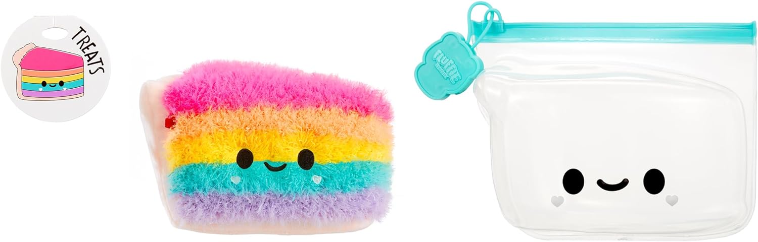 Fluffie Stuffiez Petite Peluche à Collectionner - Cake - Déballage Surprise - Peluche DIY Câline Super Douce de la Famille Treats - Jeu Tactile et Fidget - Pour les Enfants de 4 Ans et Plus