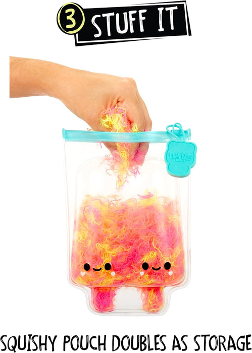 Fluffie Stuffiez Kleine Plüschfiguren zum Sammeln - Ice Pops - Überraschung beim Auspacken - Knuddelige, Flauschige DIY Plüschfiguren aus der Treats Family - Taktiler Spiel - ab 4 Jahren