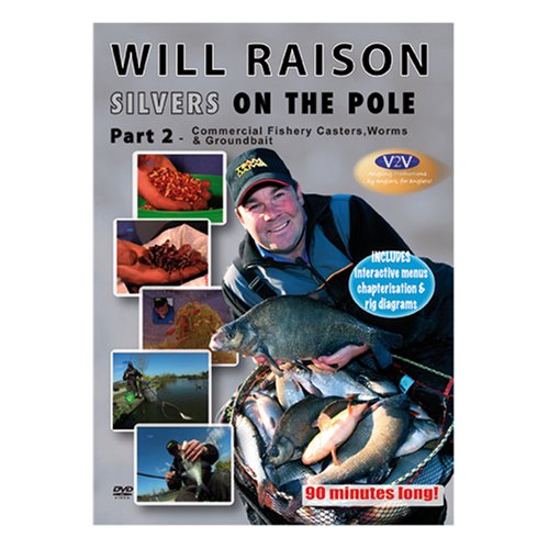 WILL RAISON DVD Silvers On The Pole Part 2 Commercial Fishery Casters, Worms & Groundbait