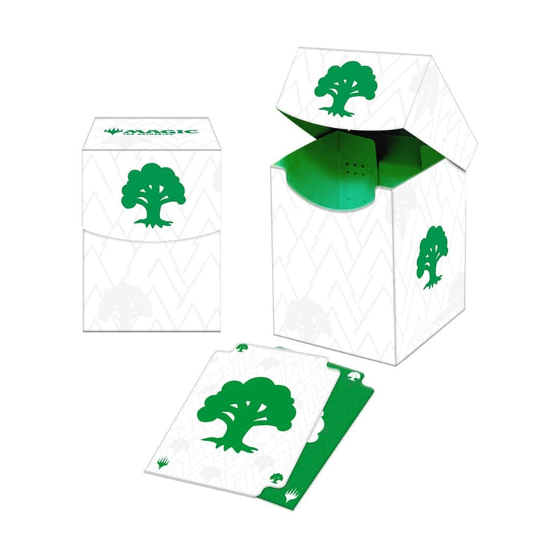 Ultra Pro Card Deck Box - Forest, 100 Standard Sized Cards, Mana 8 Design, Officially Licensed for Magic: The Gathering