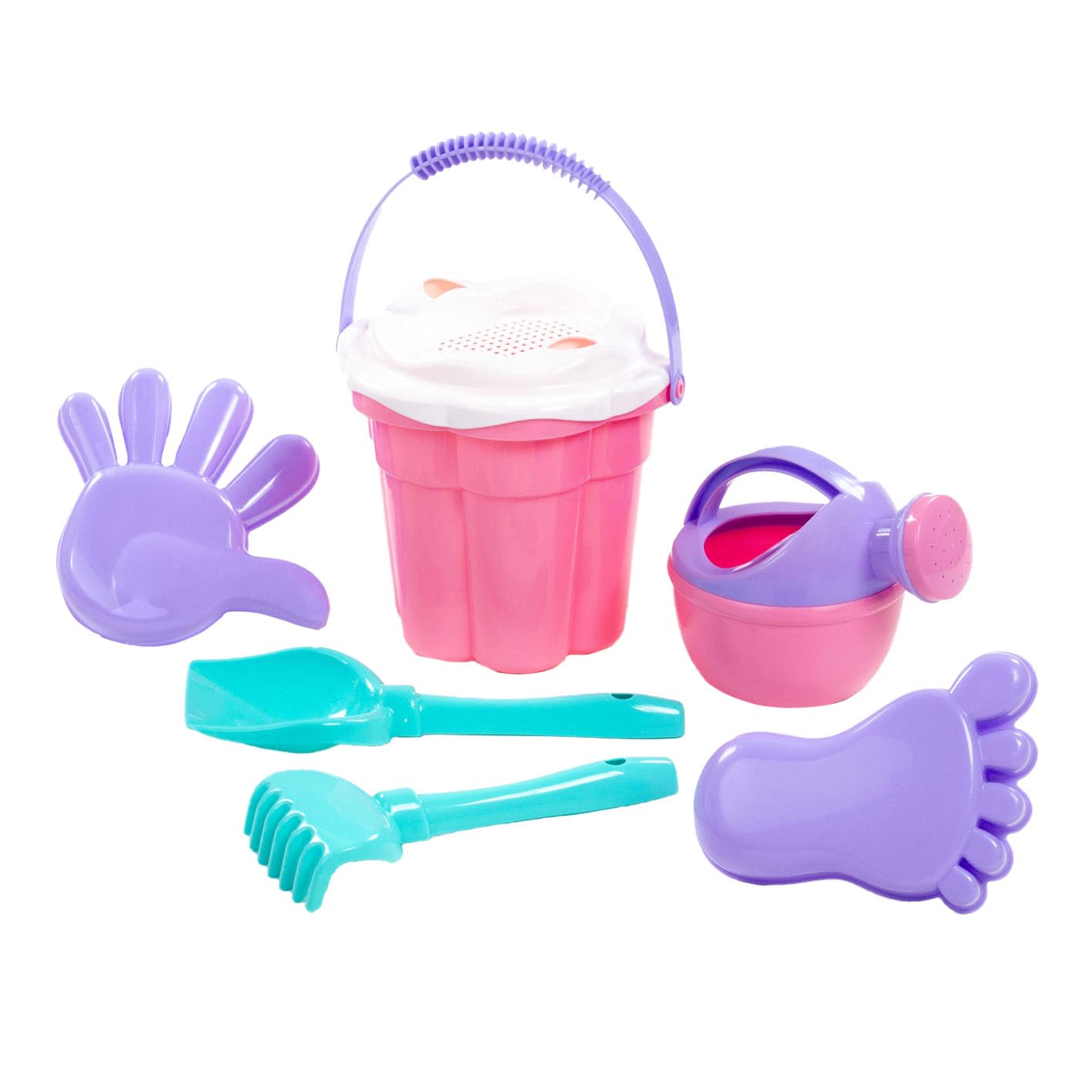 Cavallino Toys - Cavallino Klassieke Emmerset Roze 7dlg.