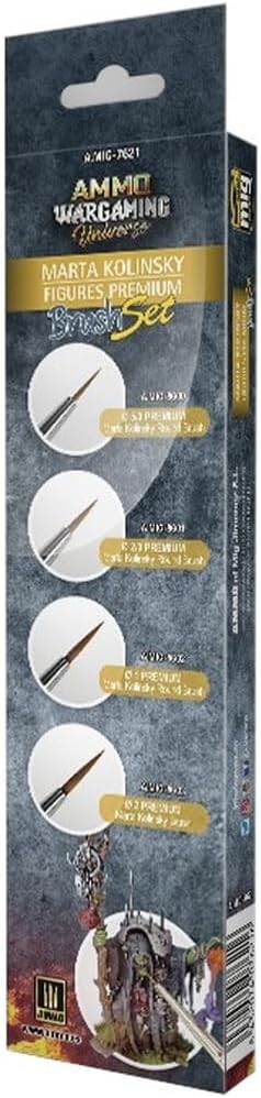 Ammo Wargaming Universe - Marta Kolinsky Figures Premium Brush Set