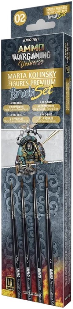 Ammo Wargaming Universe - Marta Kolinsky Figures Premium Brush Set