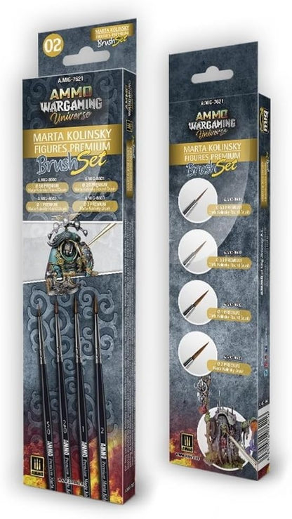 Ammo Wargaming Universe - Marta Kolinsky Figures Premium Brush Set