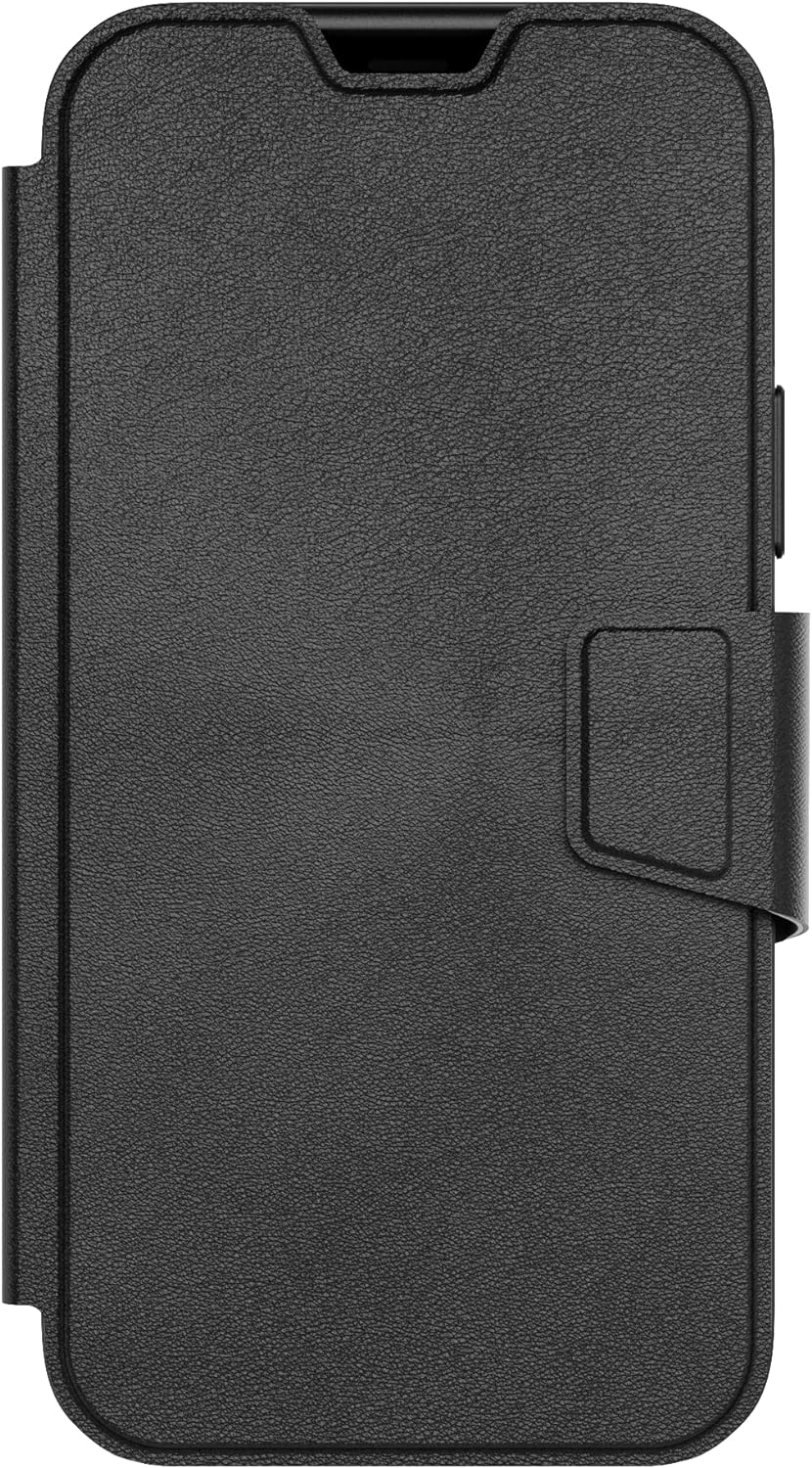 Tech 21 EvoLite Wallet Case for iPhone 12-3 card slot wallet, Black