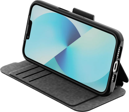 Tech 21 EvoLite Wallet Case for iPhone 13-3 card slot walle, Black