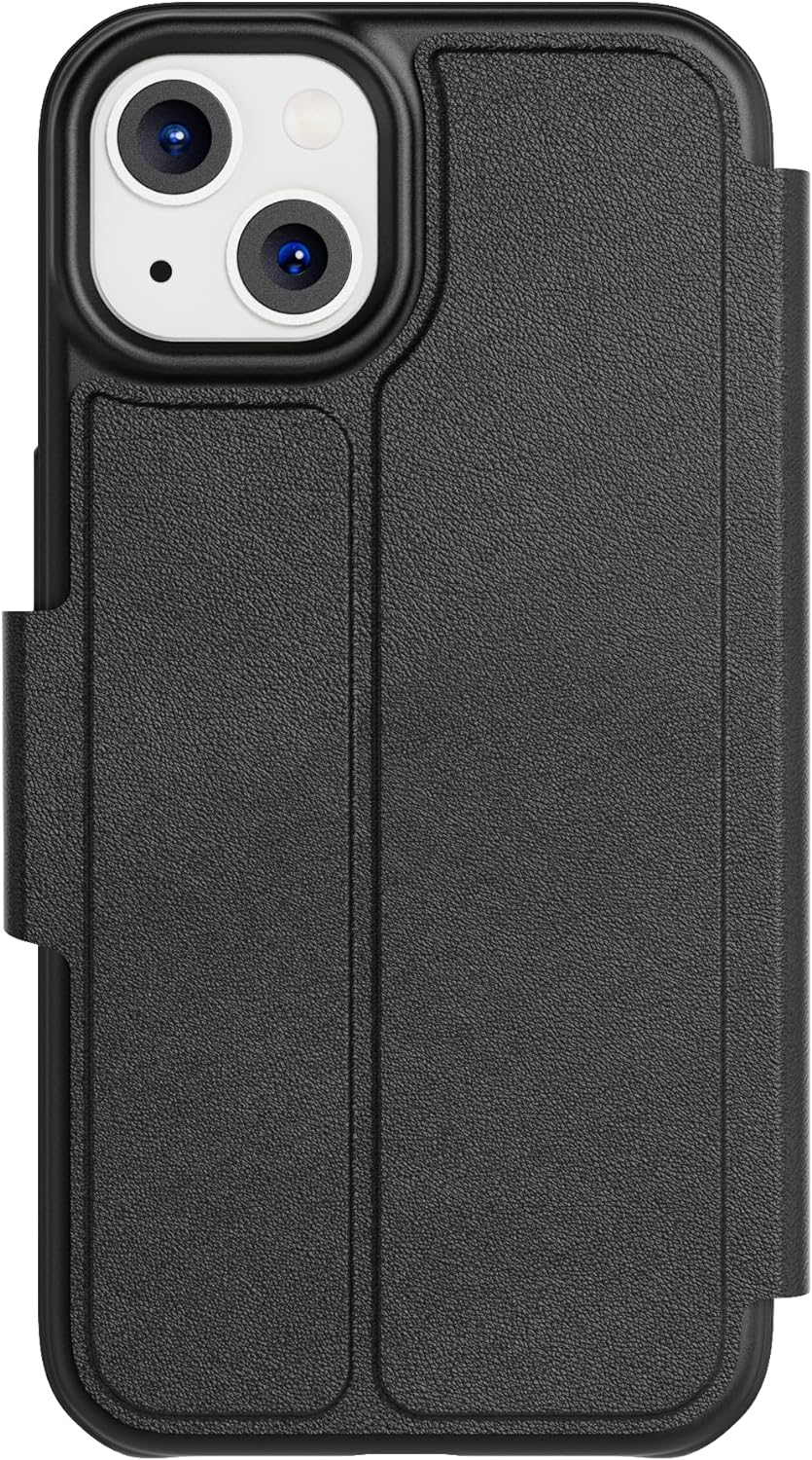 Tech 21 EvoLite Wallet Case for iPhone 13-3 card slot walle, Black