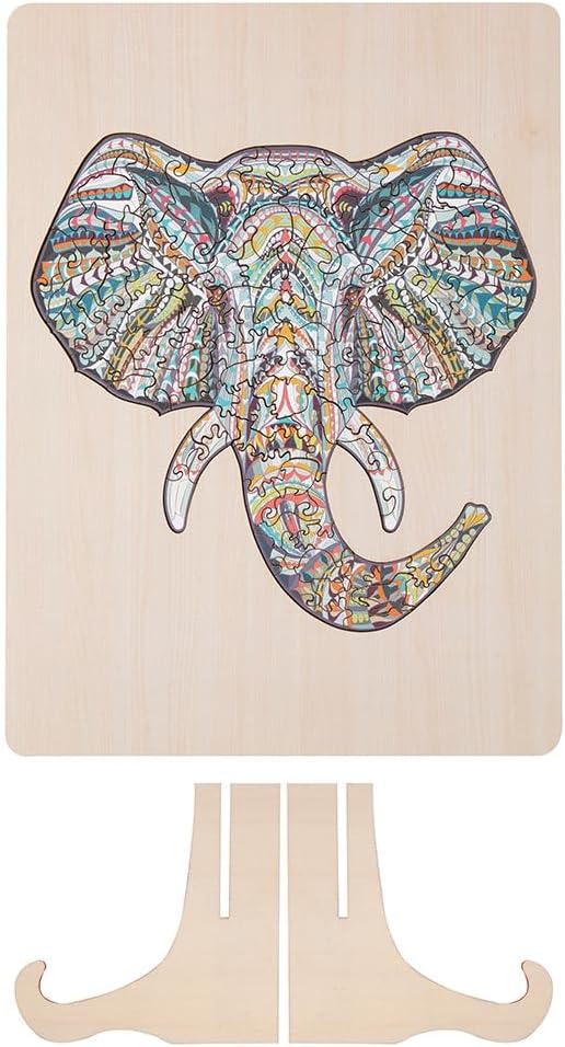 Grafix Contourpuzzel van hout 137 el. olifant