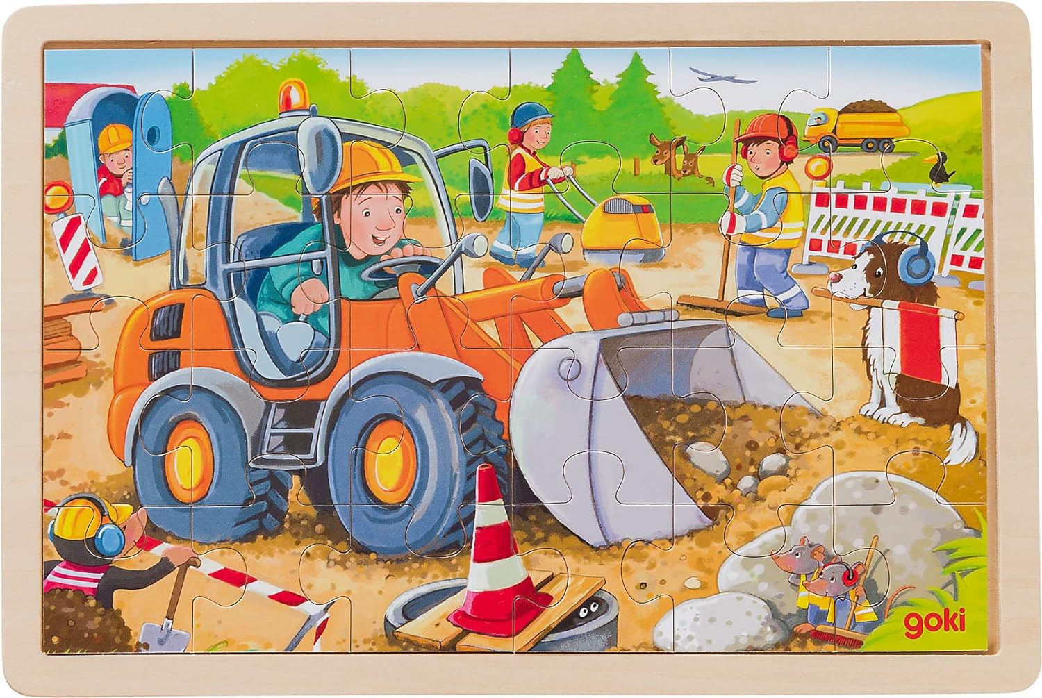 Construction Site Insert Puzzle