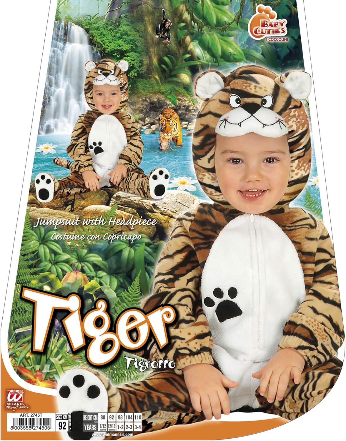 Widmann Traje Tiger 2745T niño
