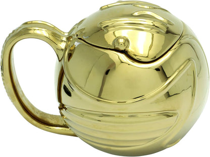ABYSTYLE Harry Potter Golden Snitch 3D Shaped Ceramic Novelty Coffee & Tea Mug