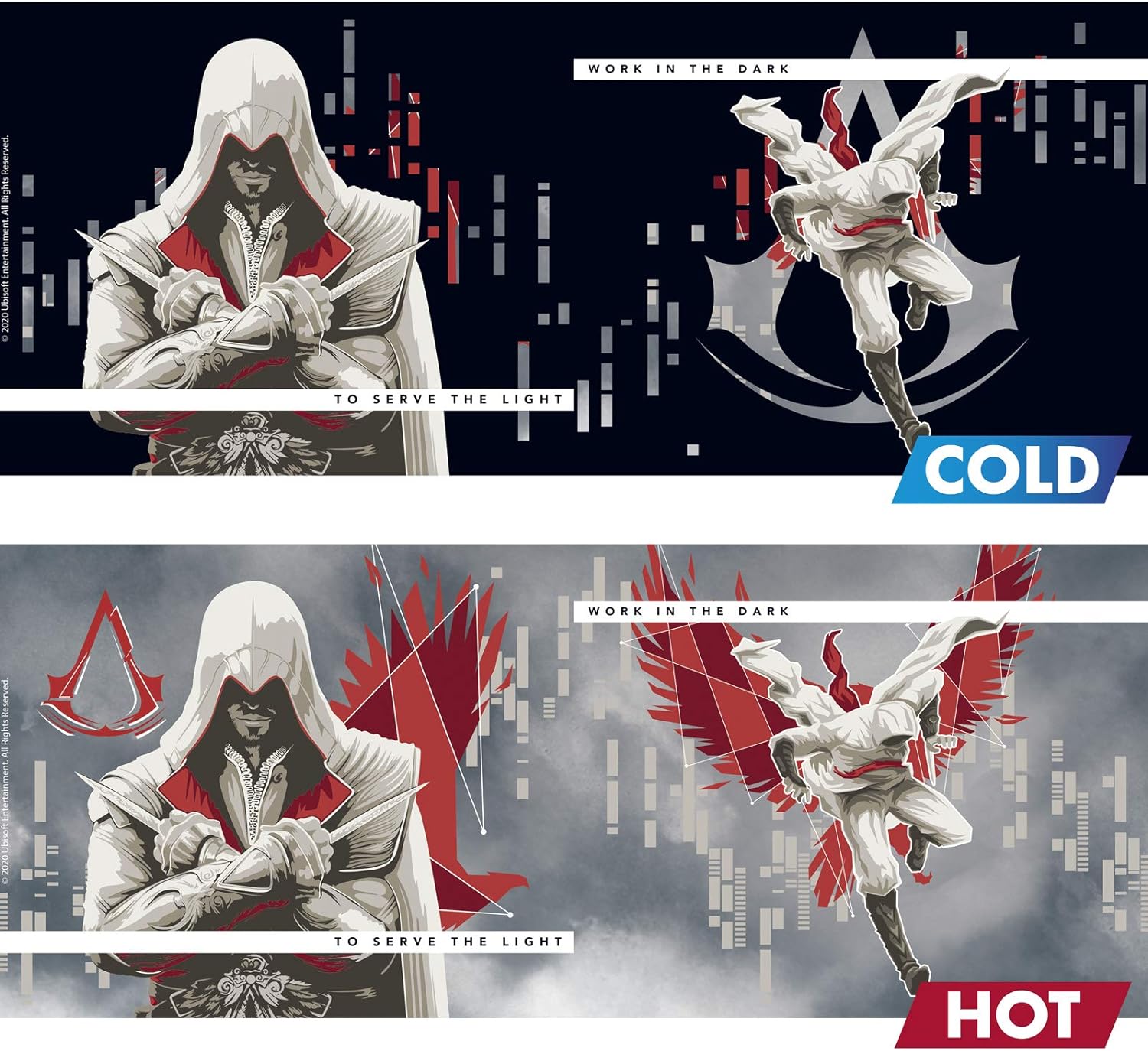 Assassin's Creed The Assassin - Tasse mit Thermoeffekt Unisex Tasse multicolor, 1 Stück (1er Pack)