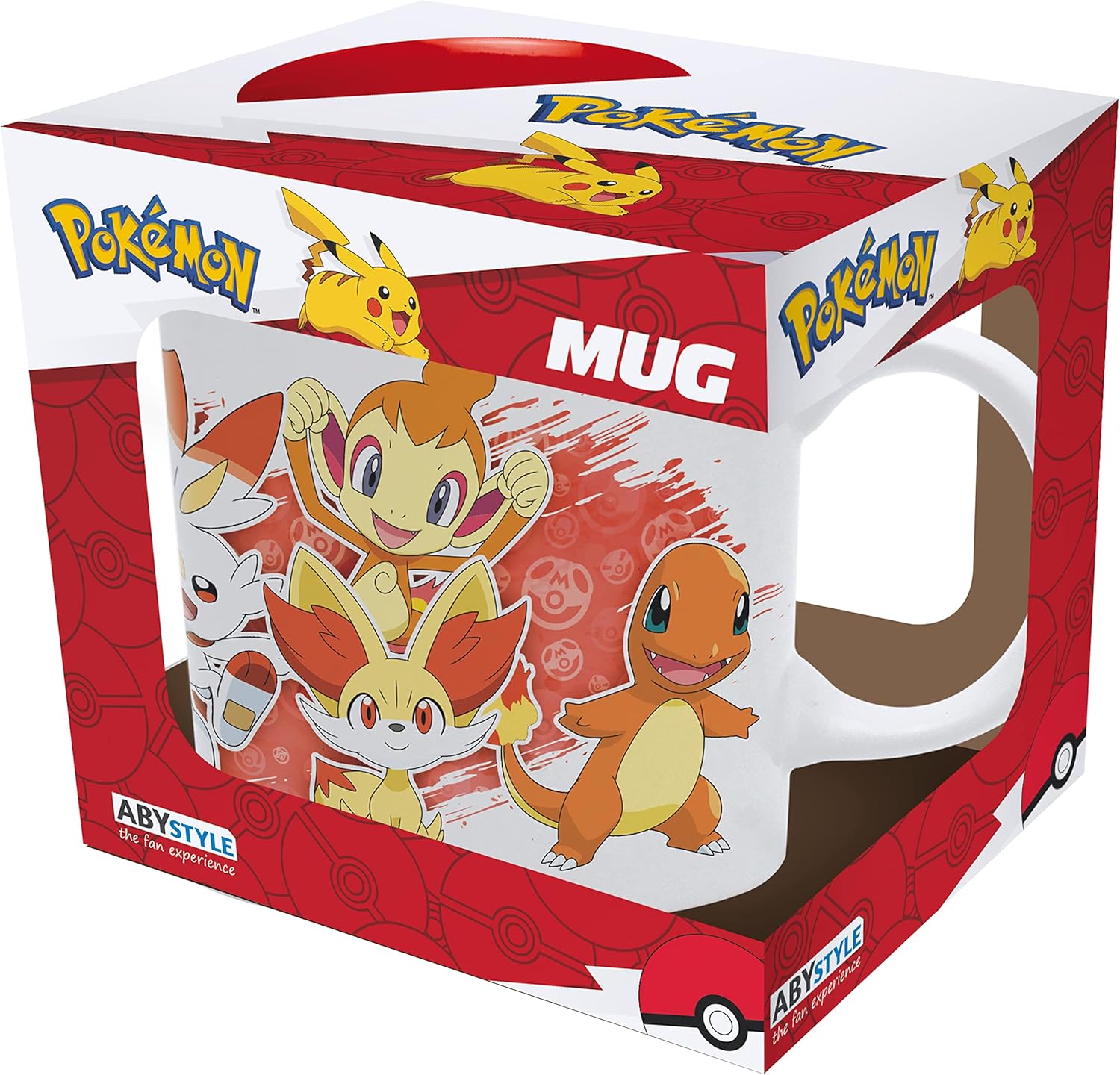 ABYSTYLE - Pokemon Mug Starters Fire White