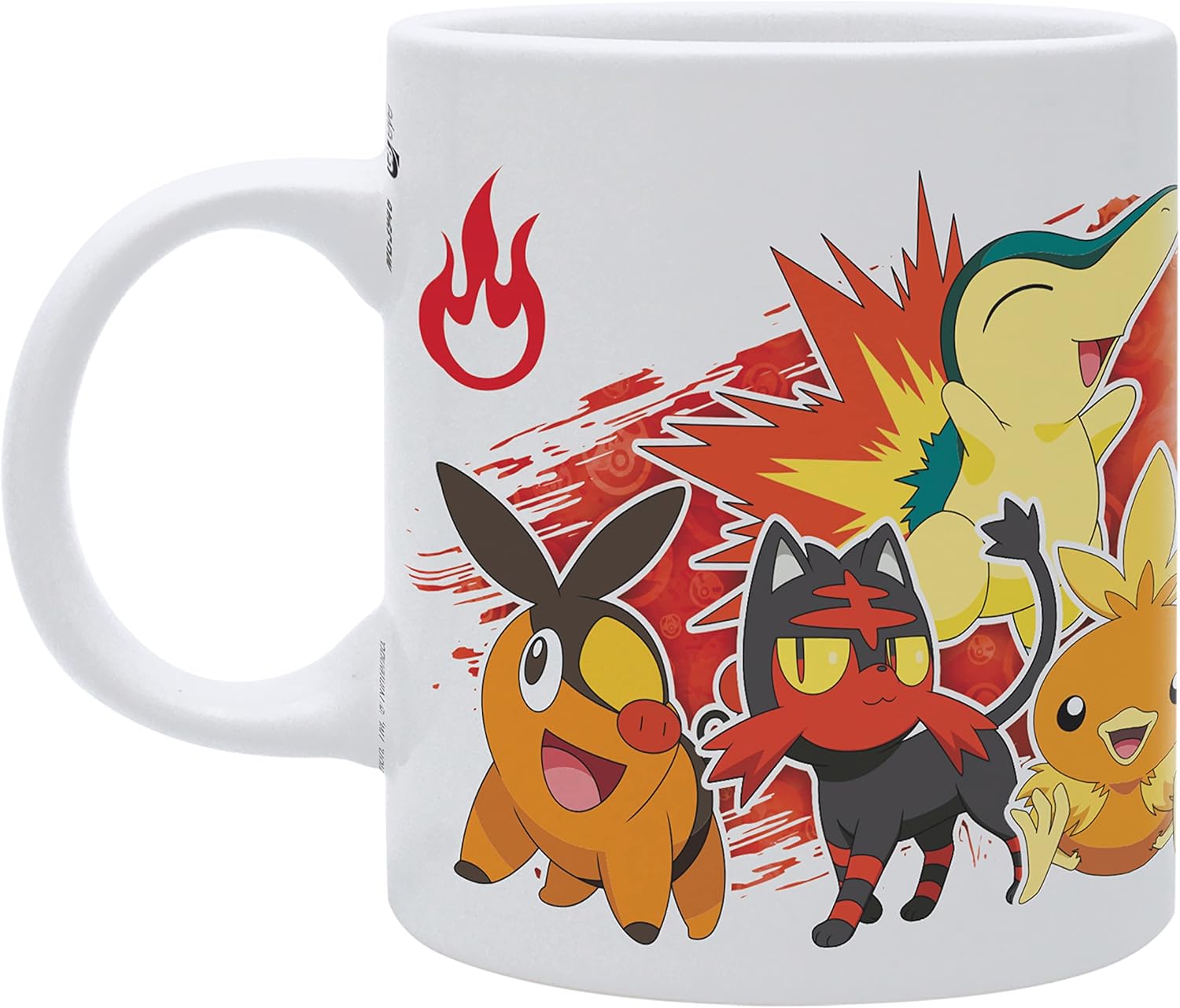 ABYSTYLE - Pokemon Mug Starters Fire White