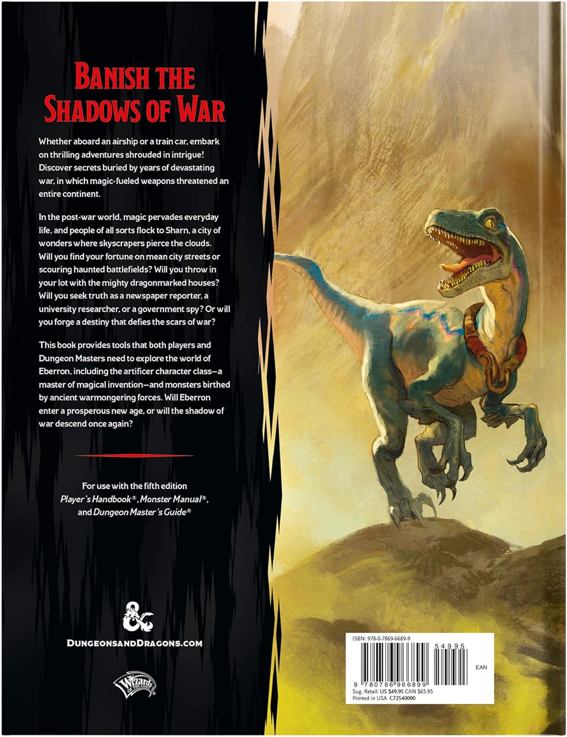 Dungeons & Dragons Eberron: Rising from the Last War Physical Book