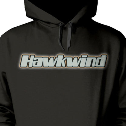 Plastichead Hawkwind Levitation Band Logo Pullover Hoodie M Black